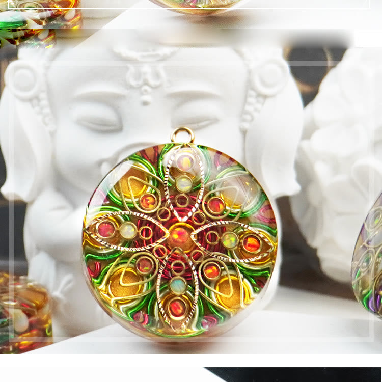 Olivenorma Super Seven Crystal Spiritual Stone Orgone Necklace - image 3