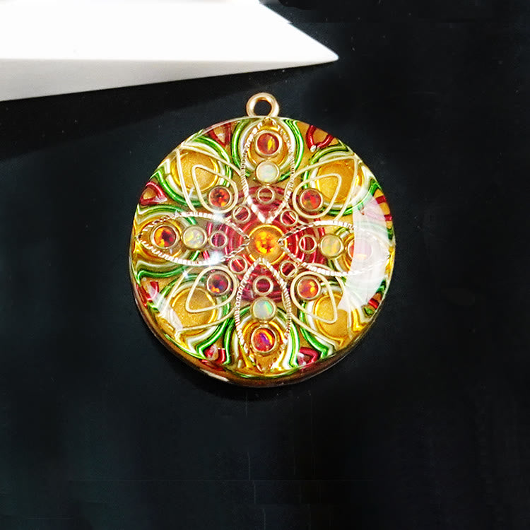 Olivenorma Super Seven Crystal Spiritual Stone Orgone Necklace - image 2