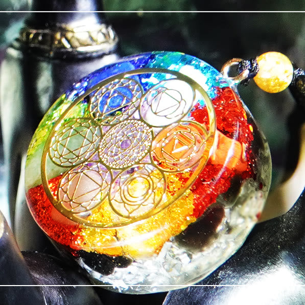 Olivenorma Chakra Energy Healing Orgone Necklace - image 4