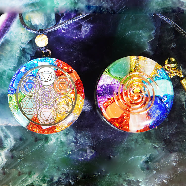Olivenorma Chakra Energy Healing Orgone Necklace - image 7