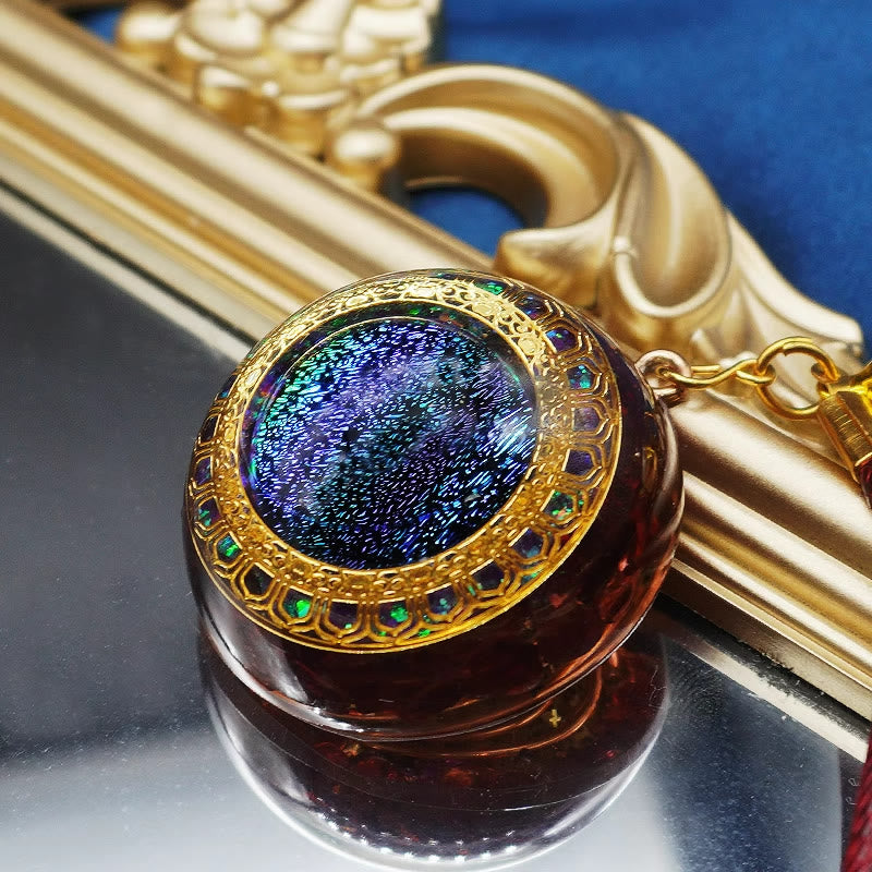 Olivenorma Garnet Opal Healing Orgone Necklace - image 1