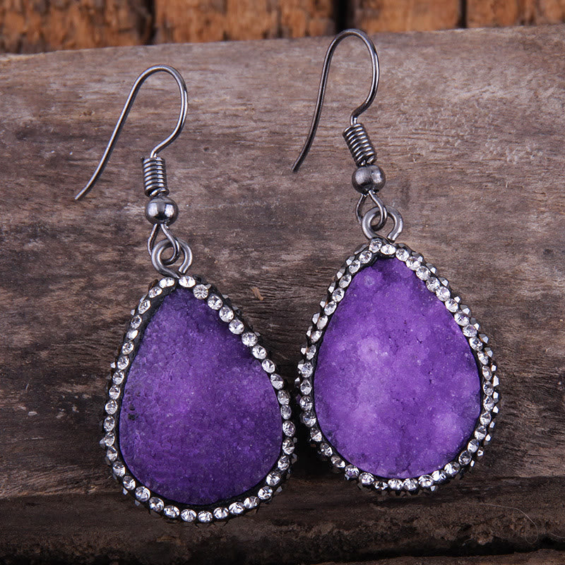 Olivenorma Cluster Pendant Raw Stone Beads Jewelry Set - image 14