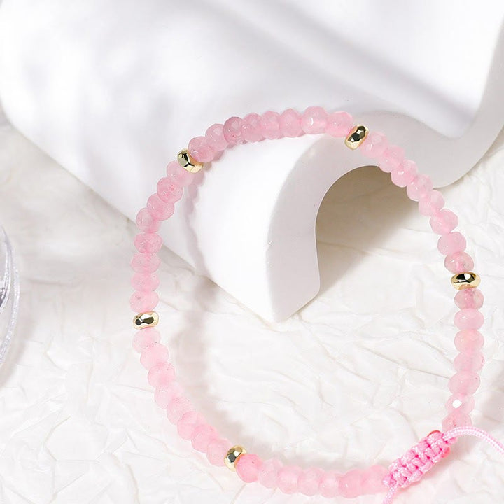 Olivenorma 4mm Round Beads Titanium Steel Bracelet - image 3