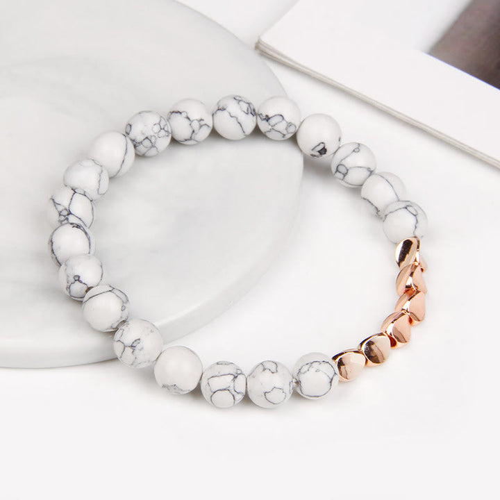 Olivenorma Natural Crystal Alloy Button Beads Bracelet - image 9