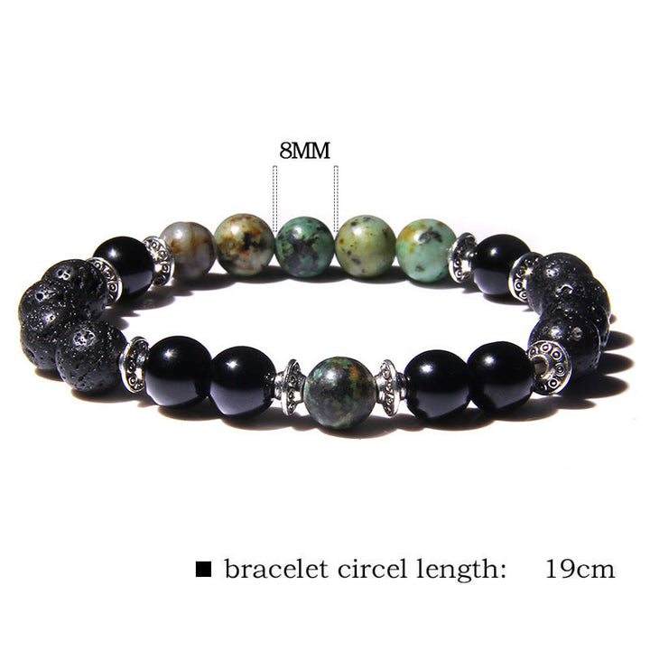 Olivenorma Natural Cat's Eye Stone Beads Men Bracelet - image 13
