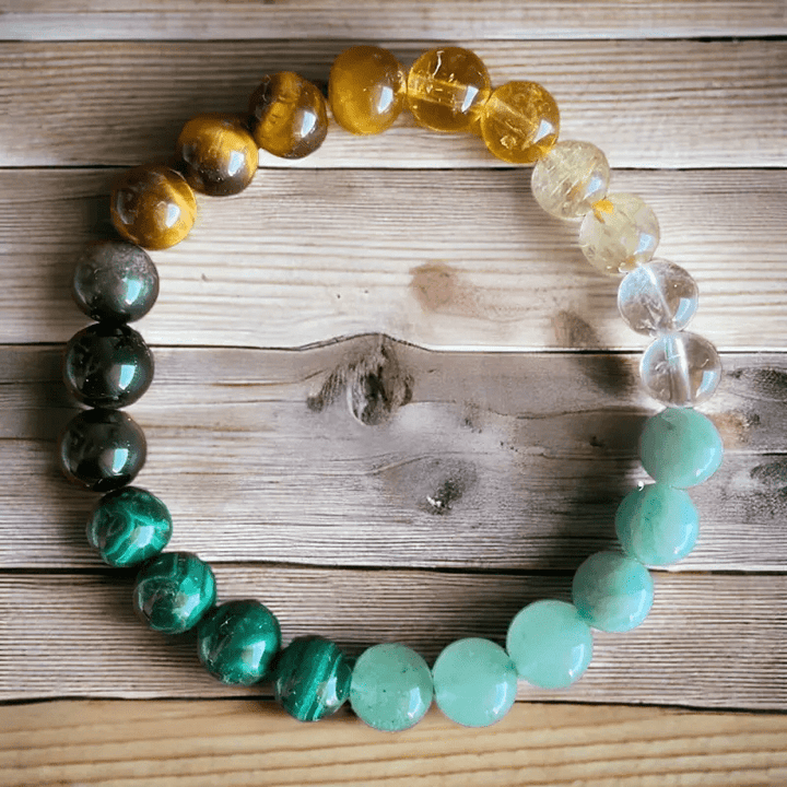 Olivenorma Malachite Tiger Eye Money Bracelet - image 2