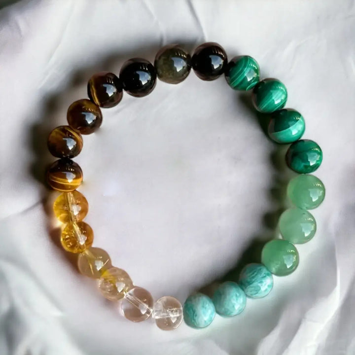 Olivenorma Malachite Tiger Eye Money Bracelet - image 3