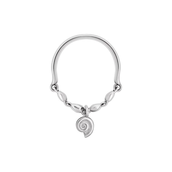 Olivenorma Clear Crystal Pearl Shell Design Ring - Conch - 8 - image 2