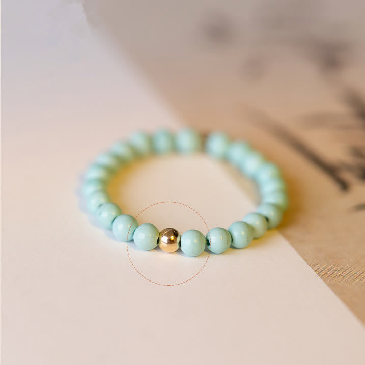 Olivenorma Extra Fine 2mm Small Turquoise Bead Ring - image 12