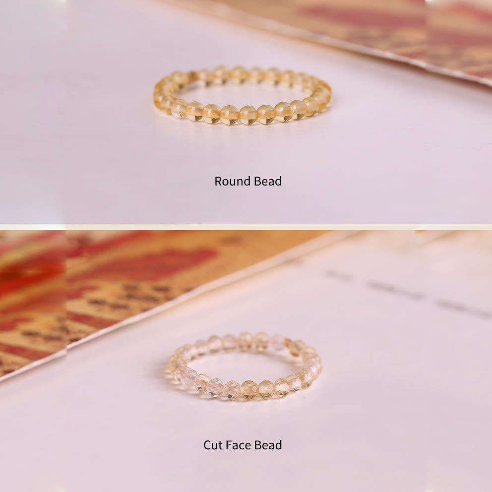 Olivenorma "Rich" Extra Fine 2mm Small Citrine Bead Ring - image 4