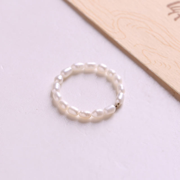 Olivenorma Extra Fine 2mm Freshwater Pearl Bead Ring - image 7
