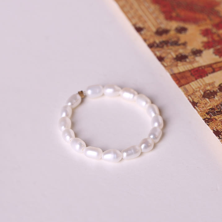Olivenorma Extra Fine 2mm Freshwater Pearl Bead Ring - image 9