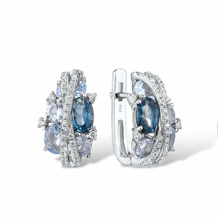 FREE Today: Twist Dangle Aquamarine Ring/ Necklace/ Earrings - Aquamarine - Earrings - image 8