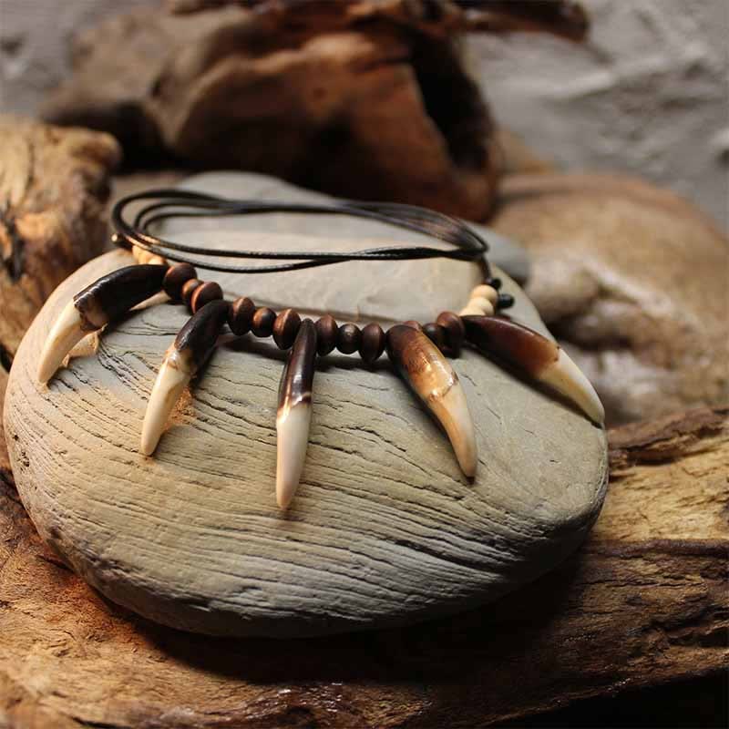 FREE Today: "Nature's Protection" Large Real Wolf Teeth Necklace - image 5