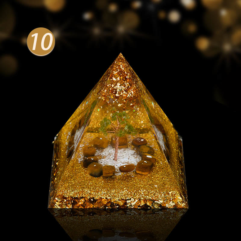 Olivenorma Natural Crystal Copper Coil Tree Orgone Pyramid - Passing The Test - image 4