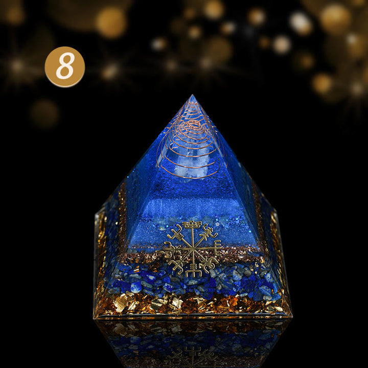 Olivenorma Natural Crystal Copper Coil Tree Orgone Pyramid - Become Beautiful - image 7