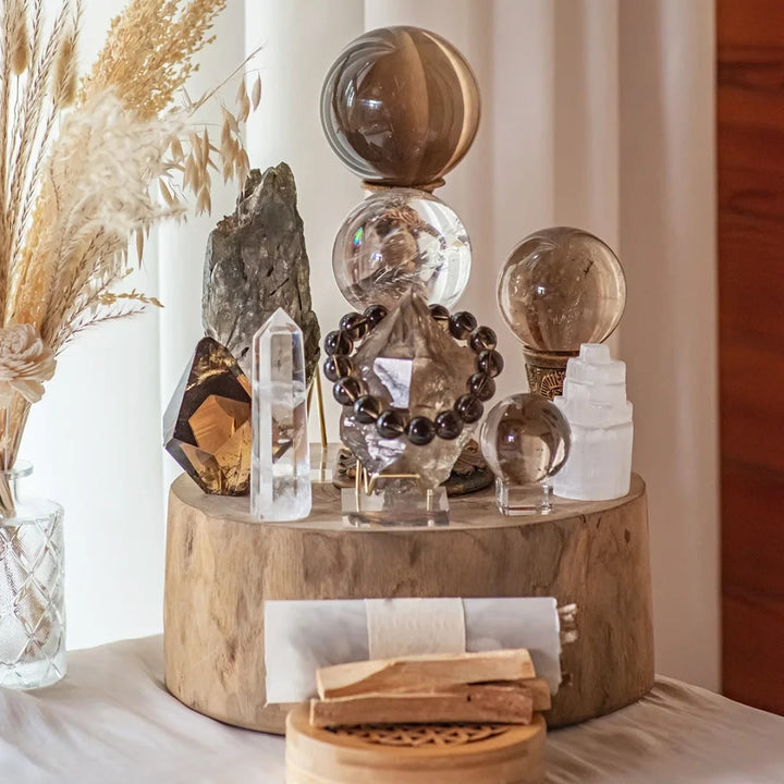 Olivenorma Customized Smoky Quartz Energy Set Crystal Array - Smoky Quartz Set - image 0