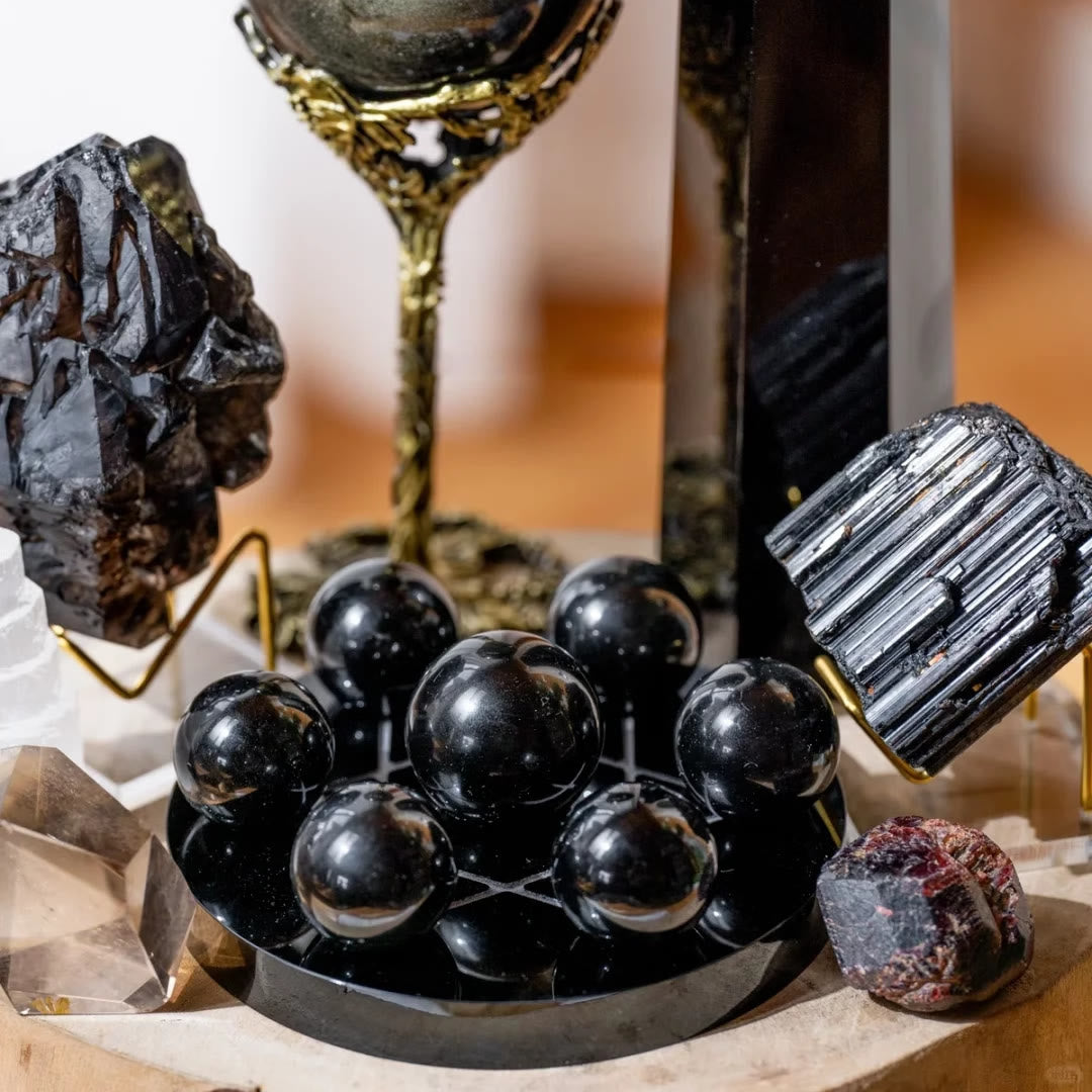 Olivenorma Customized Obsidian Energy Set Ornament Crystal Array - image 2