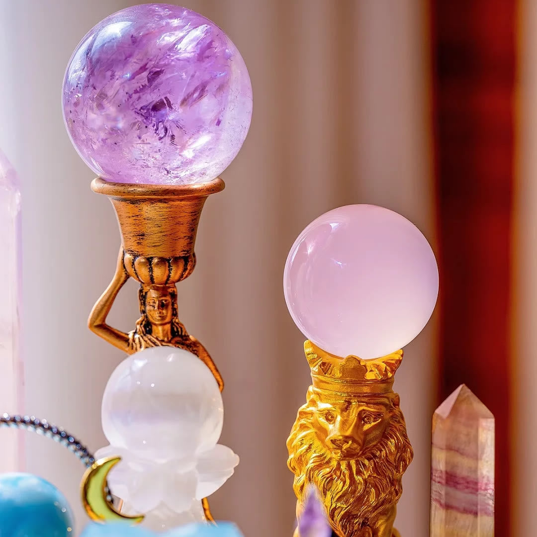 Olivenorma Customized Amethyst Energy Set Ornament Crystal Array - image 2