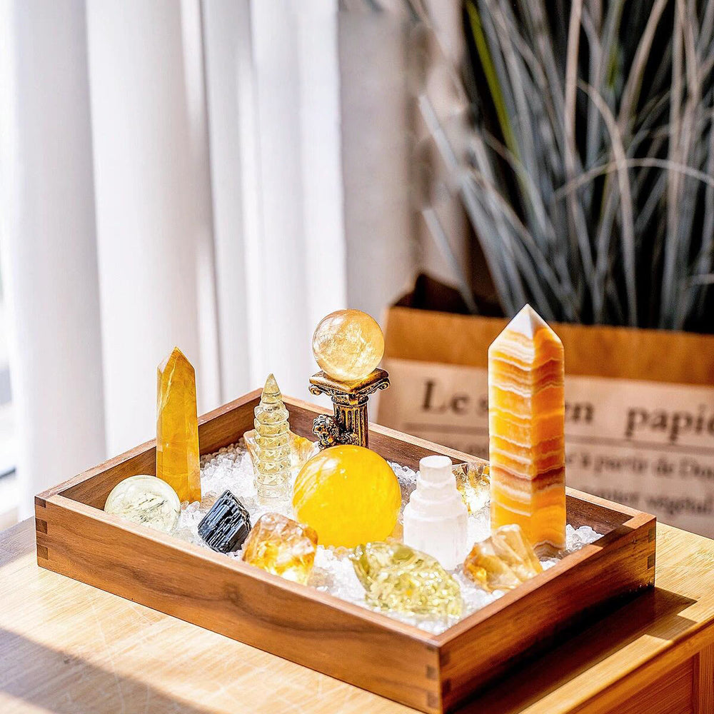 Olivenorma Customized Solar Chakra Energy Set Crystal Array - image 1