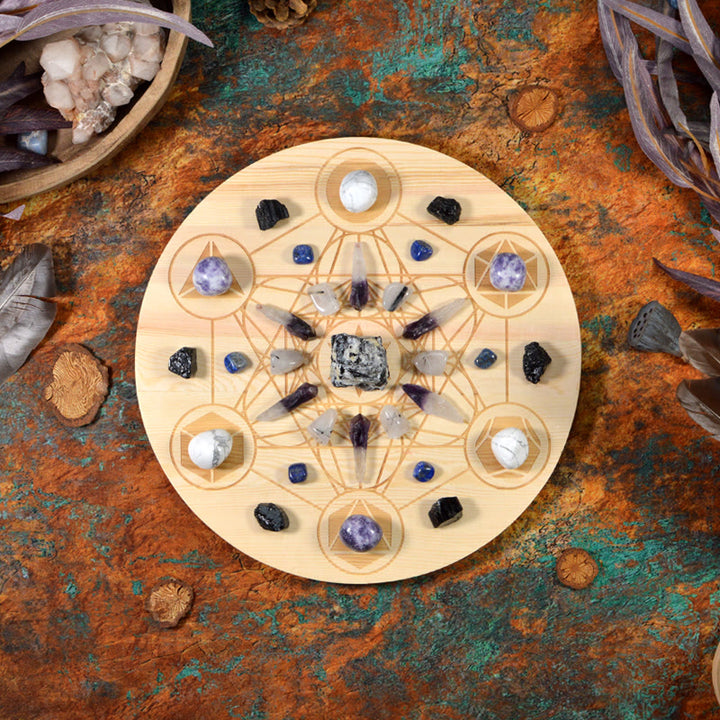 Olivenorma 31 Original Stones Soothing Calming Crystal Array - image 5