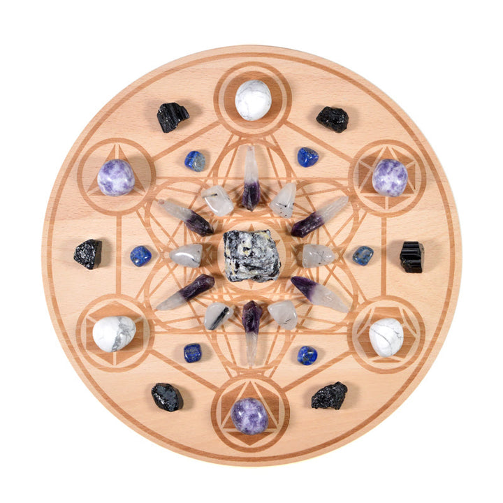 Olivenorma 31 Original Stones Soothing Calming Crystal Array - Beech - image 2