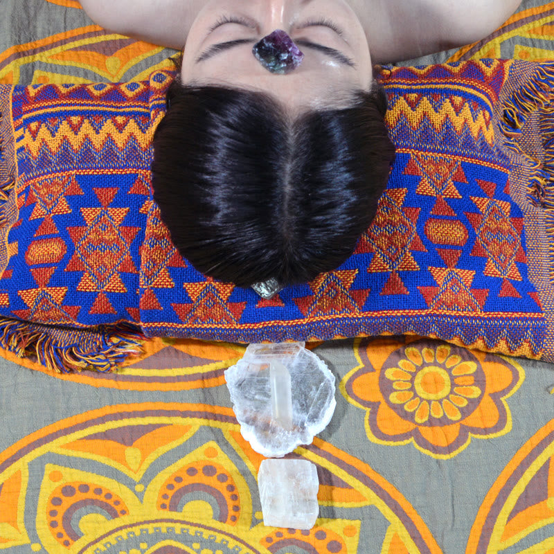 Olivenorma Energy Generator Chakra Crown Arrangement Crystal Array  - 5 Mineral Crystals - image 1