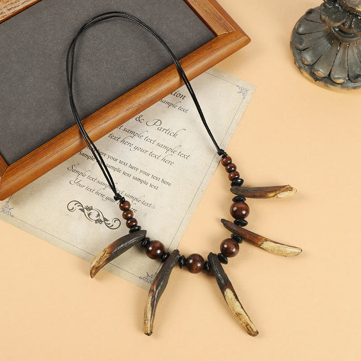 FREE Today: "Nature's Protection" Large Real Wolf Teeth Necklace - image 2