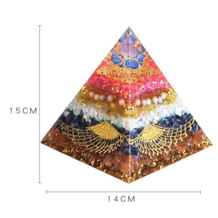 Olivenorma 15cm Natural Crystal Orgone Pyramid - image 20