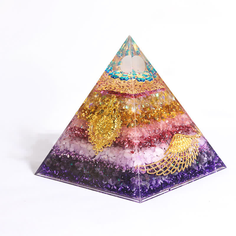 Olivenorma Handmade 15cm Natural Crystal Orgone Pyramid - Passing Exams - image 0