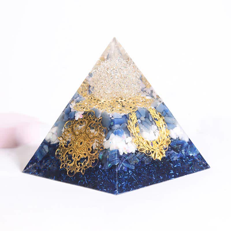 Olivenorma Handmade 12cm Energy Collector Orgone Pyramid - Beautiful - image 4