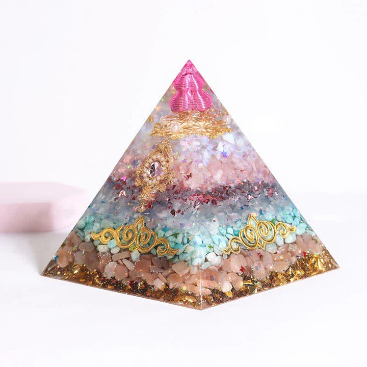 Olivenorma Handmade 12cm Energy Collector Orgone Pyramid - Good Things Come In Pairs - image 6
