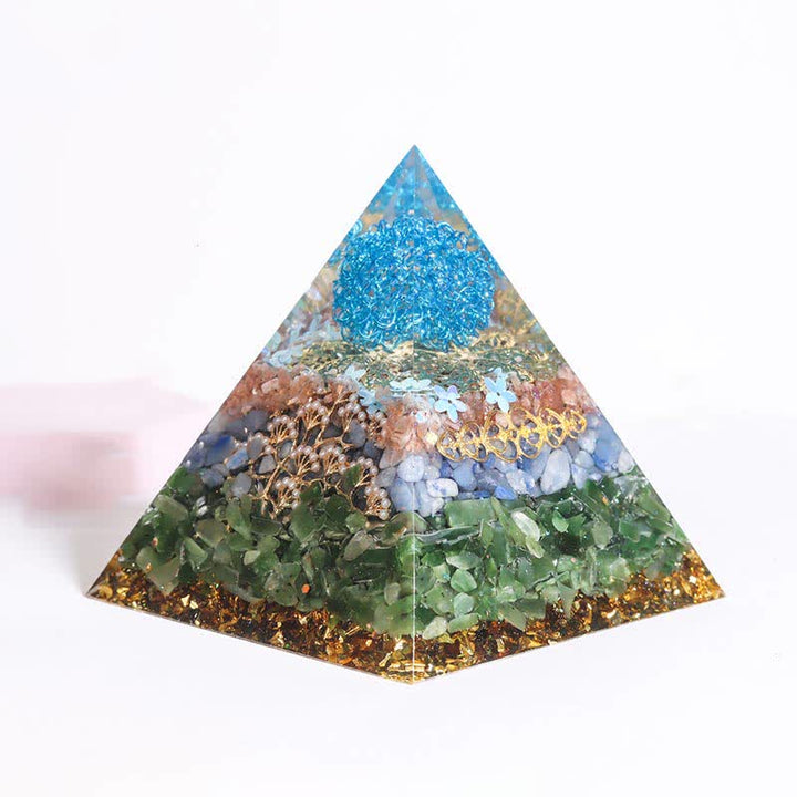 Olivenorma Handmade 12cm Energy Collector Orgone Pyramid - Harmony - image 7