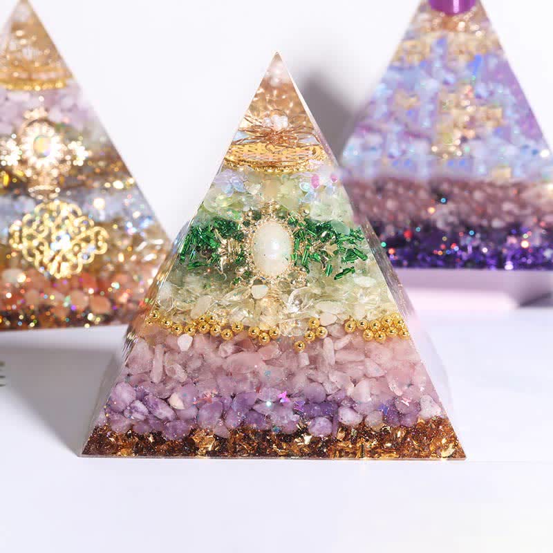 Olivenorma Handmade 12cm Energy Collector Orgone Pyramid - image 11