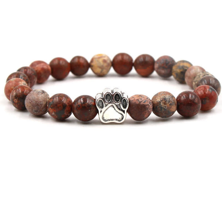 Olivenorma Stray Dog Paw Protection Bracelet with Card - Mahogany Obsidian - With Card - image 6