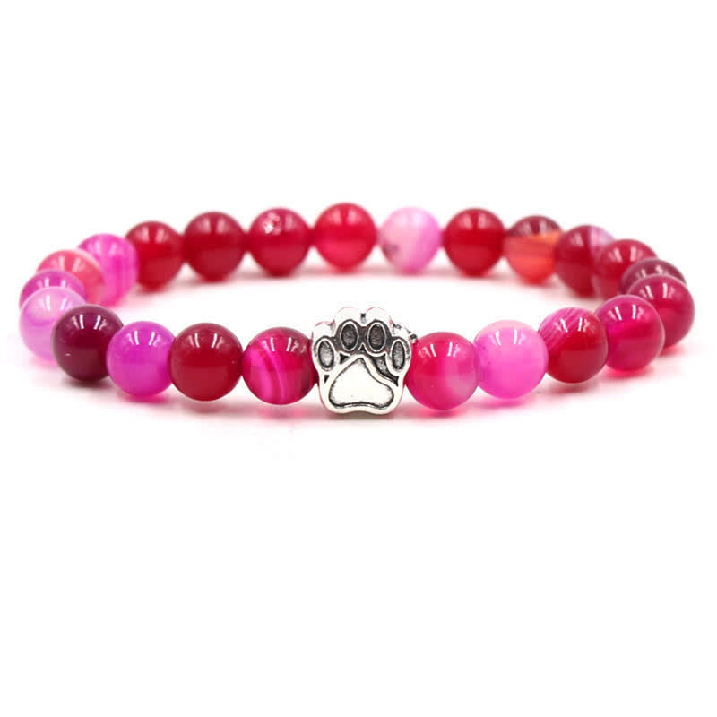 Olivenorma Stray Dog Paw Protection Bracelet with Card - Rose Red Agate - With Card - image 26