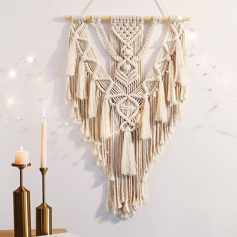 Olivenorma Macrame Boho Weave Wall Hanging Decor - 55*75cm - image 0