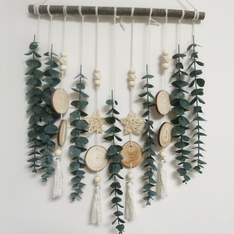 Olivenorma Artificial Eucalyptus Wall Hanging Decor - Style 7 - image 13