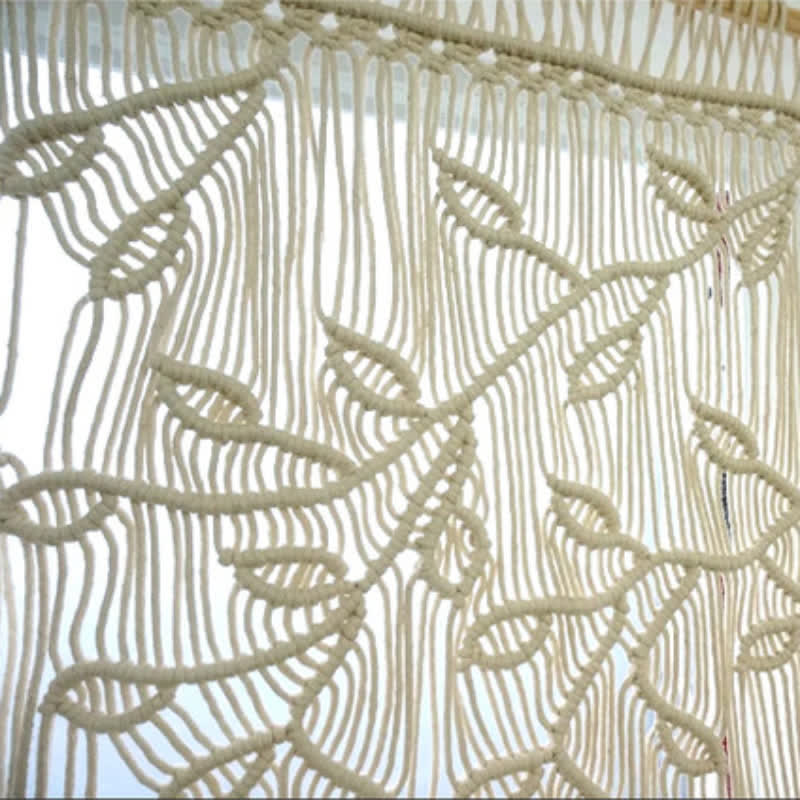 Olivenorma Leaf Shape Macrame Woven Wall Decor - image 6