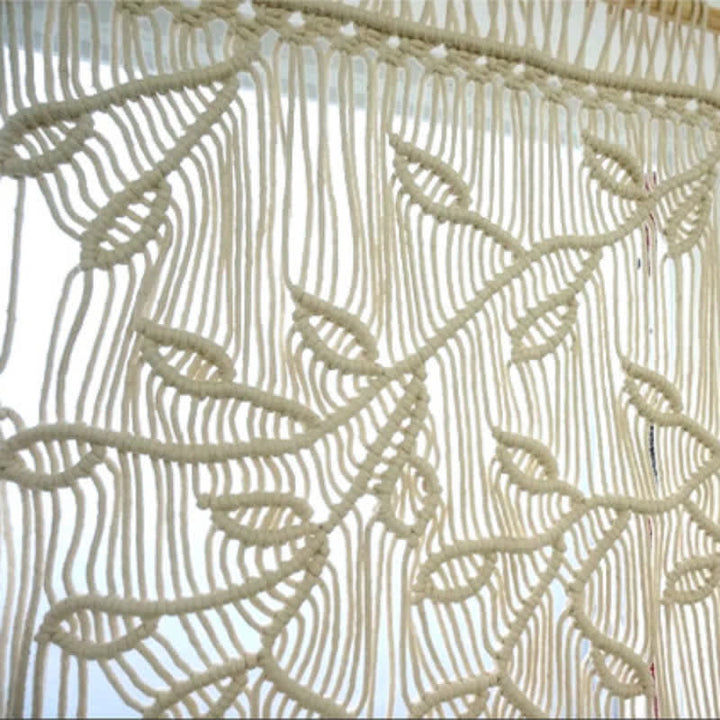 Olivenorma Leaf Shape Macrame Woven Wall Decor - image 6