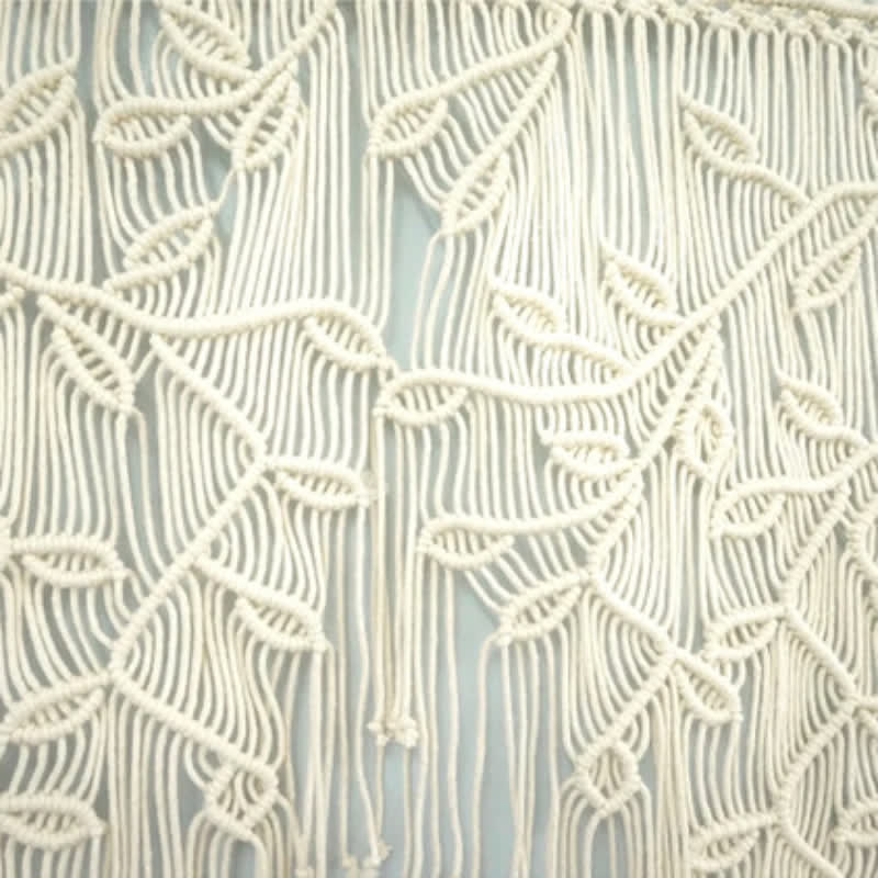 Olivenorma Leaf Shape Macrame Woven Wall Decor - image 7