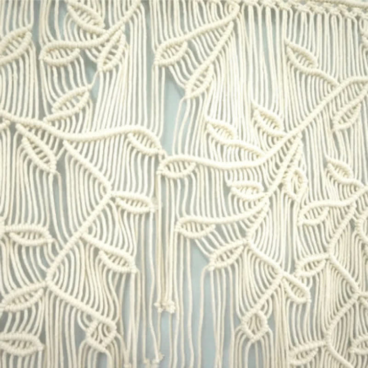 Olivenorma Leaf Shape Macrame Woven Wall Decor - image 7