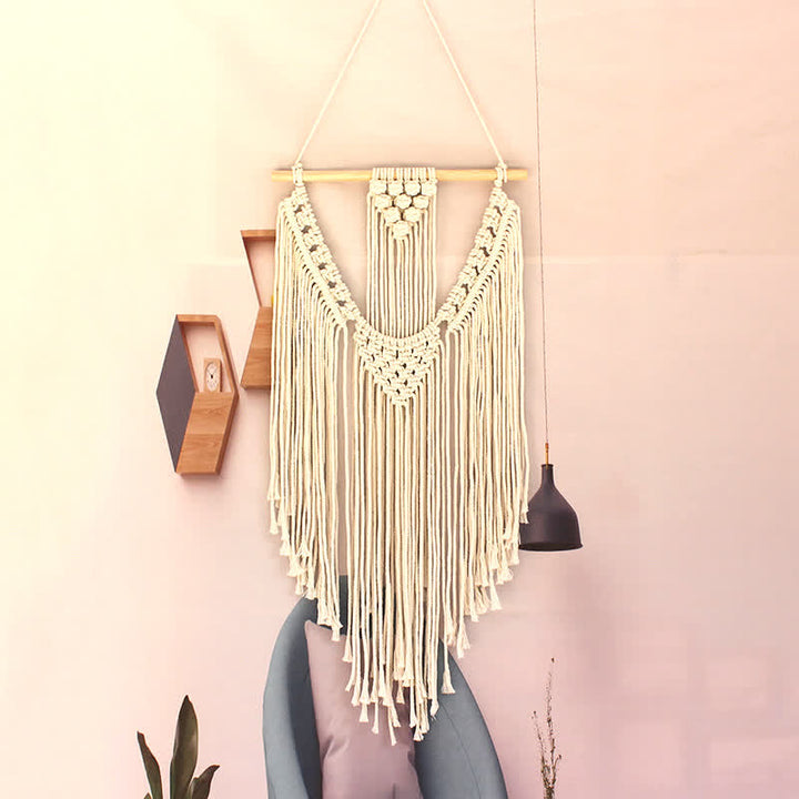 Olivenorma Bohemian Handwoven Tassel Wall Decor - image 3