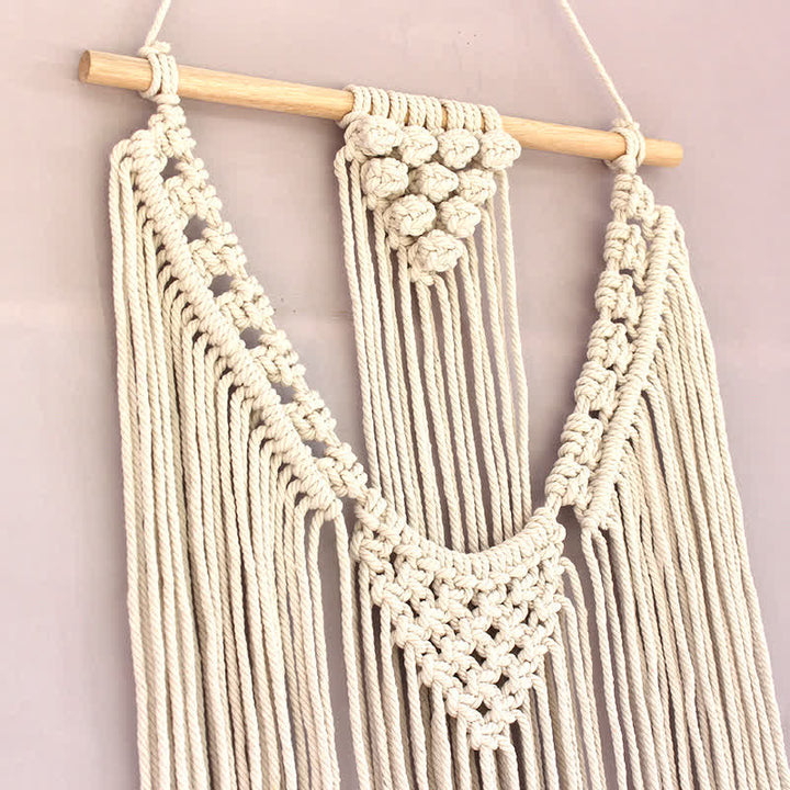 Olivenorma Bohemian Handwoven Tassel Wall Decor - image 4