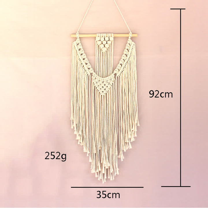 Olivenorma Bohemian Handwoven Tassel Wall Decor - image 5
