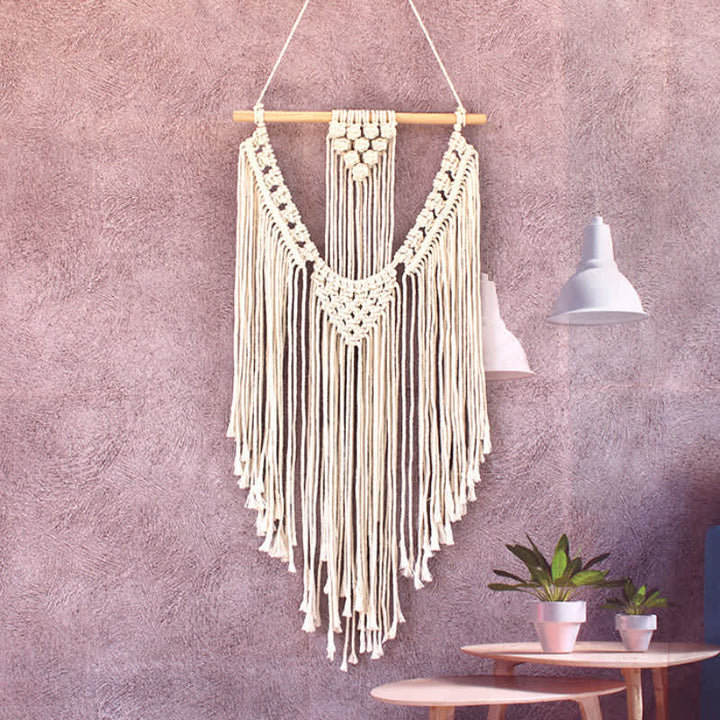 Olivenorma Bohemian Handwoven Tassel Wall Decor - image 2