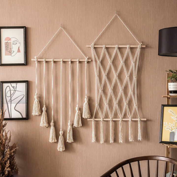 Olivenorma Handwoven Tapestry Tassel Photo Wall Decor - image 7