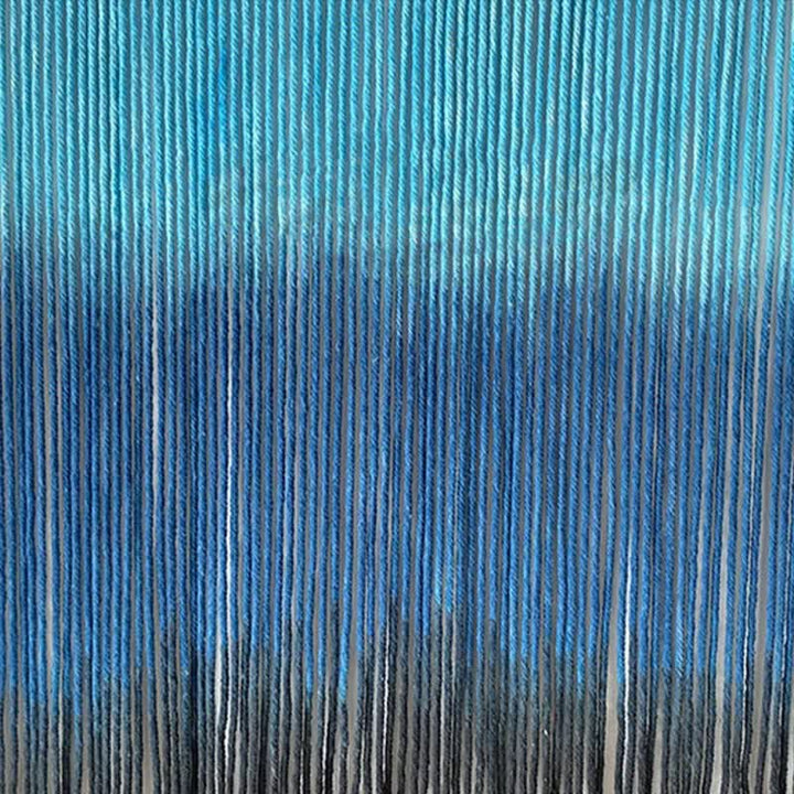 Olivenorma Weave Blue Evil Eye Dyed Tapestry Wall Decor - image 5