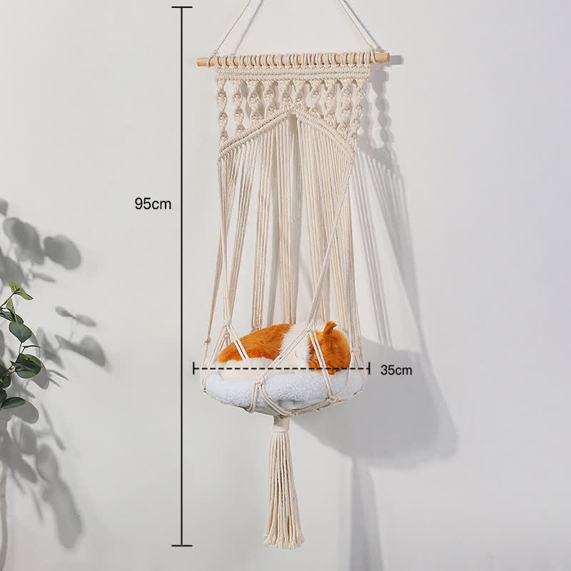 Olivenorma Woven Cat Nest Pet Hammock Wall Decor - Pet Hanging Basket #3 (20-30 pounds) - image 8
