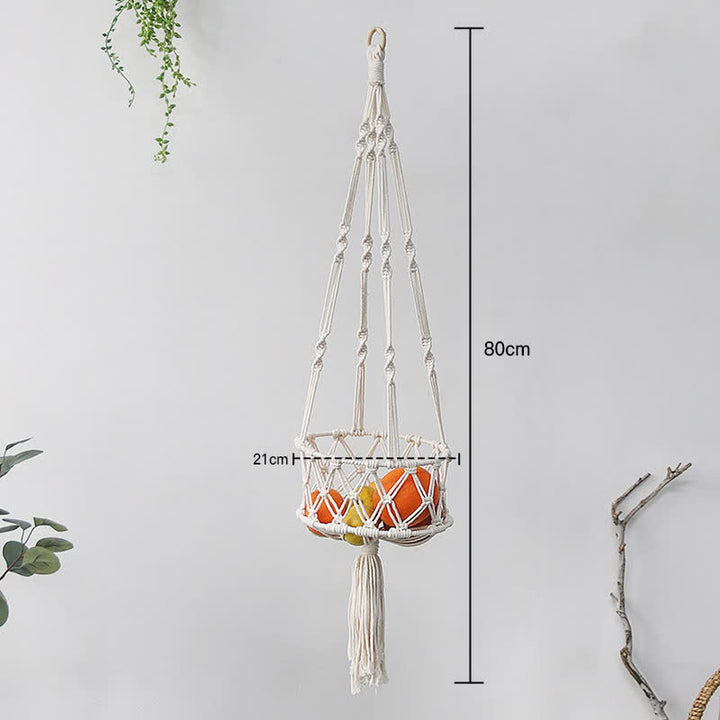 Olivenorma Woven Cat Nest Pet Hammock Wall Decor - Fruit Hanging Basket (within 5 pounds) - image 9